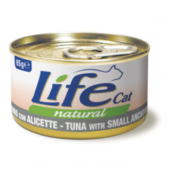 Lifecat (Лайфкет) tuna with small anchovies - консервы для кошек тунец с маленькими анчоусами