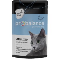 Probalance (Пробаланс) Паучи для кастрированных котов и стерилизованных кошек всех пород