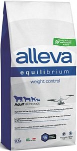 Alleva (Алева) equilibrium weight control adult all breeds Полнорационный корм для взрослых собак всех пород. Контроль веса
