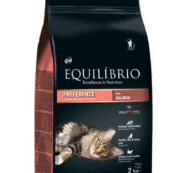 Equilibrio (Эквилибрио) Сухой корм для взрослых кошек с лососем (Preference Salmon)
