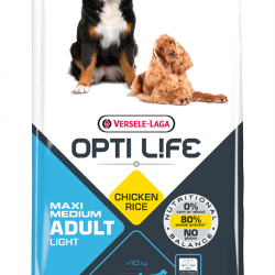 Opti Life (Опти Лайф) Для собак с курицей и рисом, контроль веса (Adult Light Medium & Maxi)