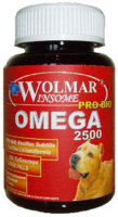 Wolmar winsome proвio omega 2500 сбалансирован с учетом потребностей и особенностей собак средних и крупных пород, в форме близкой к 100 % от ежедневной нормы потребления витаминов