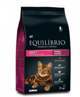 Equilibrio (Эквилибрио) Сухой корм для взрослых кошек с лососем для вывода шерсти (Adult Hairball)