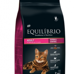 Equilibrio (Эквилибрио) Сухой корм для взрослых кошек с лососем для вывода шерсти (Adult Hairball)