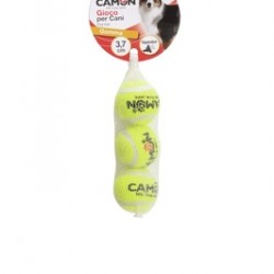 Camon (Камон) Игрушка для собак мяч теннисный с пищалкой, d=6,2 см