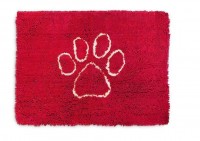 Dog Gone Smart (Дог гон смарт) Коврик для собак "Лапка" супервпитывающий 66х89см  красный Doormat L