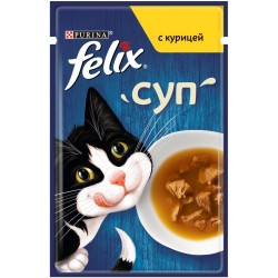 Felix (Феликс) суп для взрослых кошек, 48 г