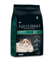 Equilibrio (Эквилибрио) Сухой корм для пожилых кошек старше 7 лет с лососем (Longevity)