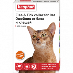 Beaphar ошейник от блох для кошек  35 см