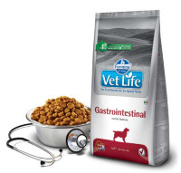Farmina (Фармина) vet life dog GASTROINTESTINAL для собак (лечение синдрома нарушения всасывания и переваривания пищи в жкт)
