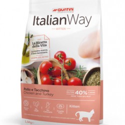 Italian Way (Итальян Вэй) Сухой корм для котят с курицей и индейкой