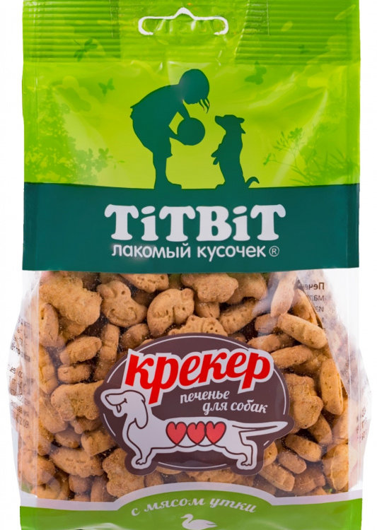 TiTBiT (Титбит) Печенье Крекер с мясом утки 13847