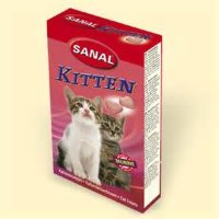 Sanal д котят "kitten" с лососем и таурином.