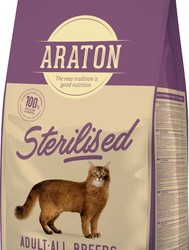 ARATON (Аратон) cat sterilised Для стерилизованных кошек с мясом птицы