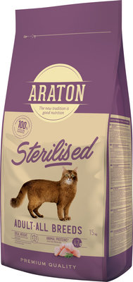 ARATON (Аратон) cat sterilised Для стерилизованных кошек с мясом птицы