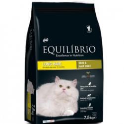Equilibrio (Эквилибрио) Сухой корм для взрослых длинношерстных кошек с мясом птицы  (Long hair
