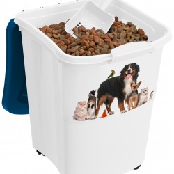Rotho my pet контейнер для корма для животных 38л на колесах и с мерной ложкой