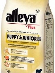 Alleva (Алева) plus gluten free puppy&junior Полнорационный корм без глютена для щенков и юниоров