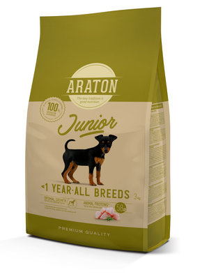 ARATON (Аратон) dog junior Для щенков с мясом птицы