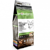 Probalance (Пробаланс) Сухой корм для взрослых собак всех пород с чувствительным пищеварением и склонных к аллергическим реакциям