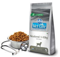 Farmina (Фармина) vet life dog NEUTERED для собак (кастрированных или стерилизованных, весом 1 - 10 кг)