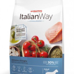 Italian Way (Итальян Вэй) Сухой корм для собак крупных пород с чувствительной кожей, лосось и сельдь