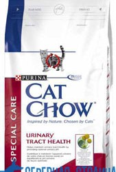 Cat Chow (Кэт Чау) urinary tract health для профилактики заболеваний мочевыводящих путей у взрослых кошек