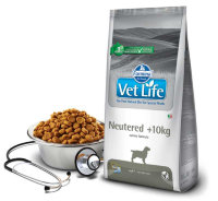 Farmina (Фармина) vet life dog NEUTERED 10+ для собак (кастрированных или стерилизованных, весом более 10 кг)