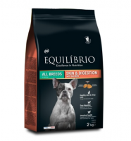 Equilibrio (Эквилибрио) Сухой корм для взрослых собак  с лососем для здоровой кожи и чувствительного пищеварения ( Skin& Digestion Salmon)