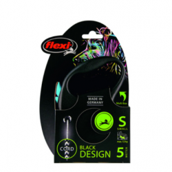 Flexi (Флекси) Рулетка-трос для собак до 20кг, 5м (Black Design M Cord 5m)