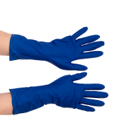 Перчатки Top Glove High Risk особо прочные 16г,  латексные диагностические (смотровые), нестерильные, неопудренные, текстурные 25 пар (50шт)