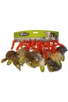 Papillon пушистый мышонок, натур. мех. кролик, цвет в ассорт (furmouse, ass. colours, 9cm)