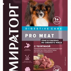 Мираторг PRO MEAT пауч соус для собак мелких пород здоровое пищеварение