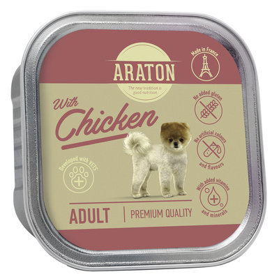 ARATON (Аратон) Adult canned pet food with chicken Безглютеновые консервы для взрослых собак с курицей