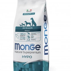 Monge (Монж) dog speciality hypoallergenic корм для взрослых собак гипоаллергенный лосось с тунцом