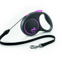 Flexi (Флекси) Рулетка-трос для собак до 8кг, 3м (Black Design XS Cord 3m)