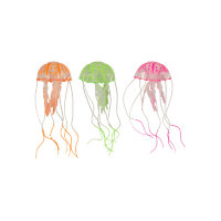 Flamingo Декорация д/аквариума светящаяся медуза, цвет в асс-те