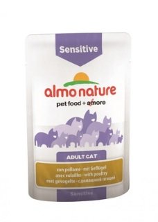 Almo Nature (Алмо Натур) паучи для кошек для улучшения работы кишечника (functional - sensitive) 70г