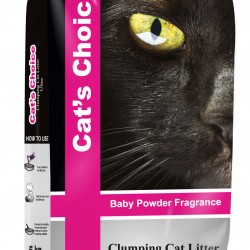 Indian Cat Litter Cat's Choice Baby Powder наполнитель