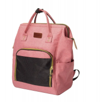 Camon (Камон) Рюкзак-переноска "Pet Fashion" для животных розовый деним 30*20*43 см (<5кг)
