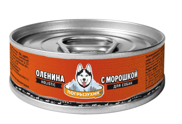 Консервы для собак Погрызухин 100гр., упаковка 24 шт.