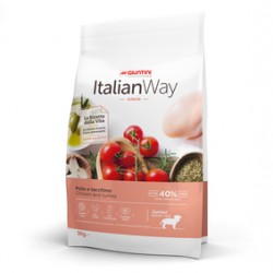 Italian Way (Итальян Вэй) Сухой корм для щенков средних и крупных пород с курицей и индейкой
