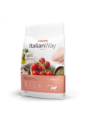 Italian Way (Итальян Вэй) Сухой корм для щенков средних и крупных пород с курицей и индейкой