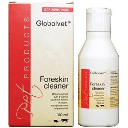 Globalvet (Глобал-Вет) Жидкость для очистки крайней плоти, складок кожи, профилактика опрелостей, 100 мл