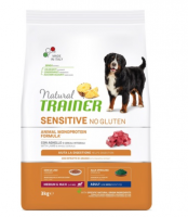 Natural Trainer (Натурал Тренер) Сухой корм для взрослых собак средних и крупных пород без глютена с ягненком