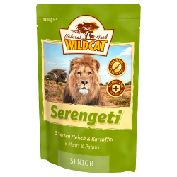 Wildcat (Вайлдкэт) Serengeti senior пауч д/кошек(5сорт мяса)
