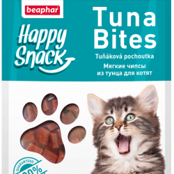 Beaphar лакомства beaphar happy snack д котят мягкие чипсы из тунца