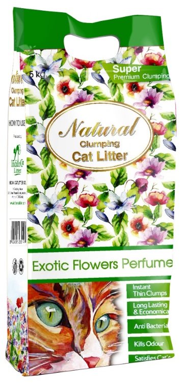 Indian Cat Litter Natural Exotic Flowers наполнитель