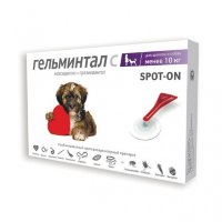 Экопром гельминтал spot-on капли от гельминтов для собак