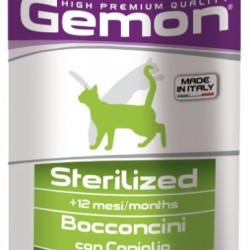 Gemon (Джемон) Cat Sterilised консервы для стерилизованных кошек кусочки кролика